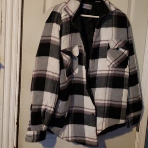 Lined Plaid Flannel Shirt